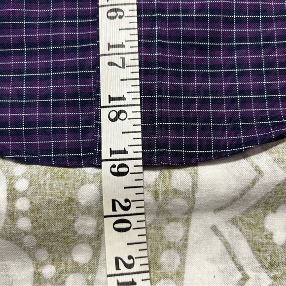 Brooks Brothers Youth Button Down Shirt Size Small Non-Iron Purple Plaid - Picture 15 of 16
